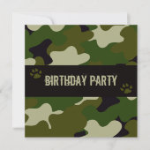Invitation Camouflage (Devant)