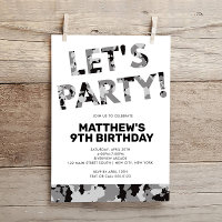Camouflage Anniversaire, Faisons la fête Grey Camo