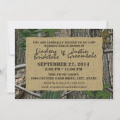 Invitation Camouflage et Burlap I Do Barbecue (Devant)