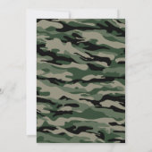 Invitation Camouflage - Oh cerf - Le vieux buck se retourne (Dos)