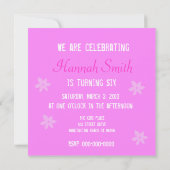 Invitation Camouflage rose (Dos)