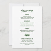 Invitation Camp Bach Enterrement de Vie de Célibataire Campin (Dos)