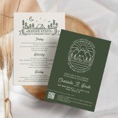 Invitation Camp Bachelorette Parti Russe Moderne