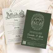 Invitation Camp Bachelorette Parti Russe Moderne