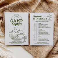 Camp Bachelorette Party Itinéraire Camping