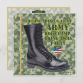 Invitation Camp d'amorçage du soldat - Abandon de l'invitatio (Devant / Derrière)