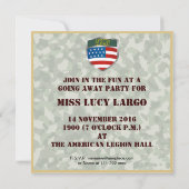 Invitation Camp d'amorçage du soldat - Abandon de l'invitatio (Dos)