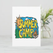 Invitation Camp d'été (Debout devant)