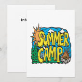 Invitation Camp d'été (Devant / Derrière)