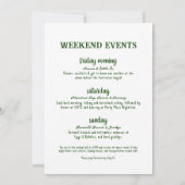 Invitation Camp tiré à main Bachelorette Party (Dos)