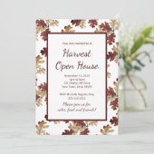 Invitation Campagne d'action de grâce Chasse d'automne Folio  (Debout devant)