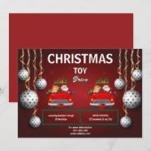 Invitation Campagne de jouets de Noël (Devant / Derrière)