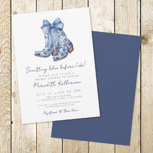 Invitation Campagne de Mariage Cow-boy pour la Mariée
