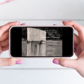 Invitation Campagne de poteaux de clôture ruraux Après le bru