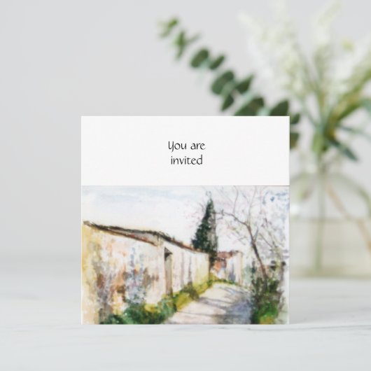 INVITATION CAMPAGNE DE TOSCANE (Debout devant)