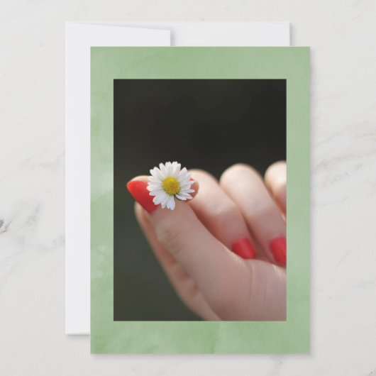 Invitation Campagne de verdure rustique Célébration de la vie (Dos)