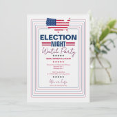 Invitation Campagne électorale Soirée électorale (Debout devant)