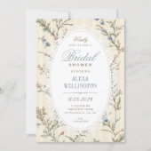 Invitation Campagne fleurie vintage cottagecore (Devant)