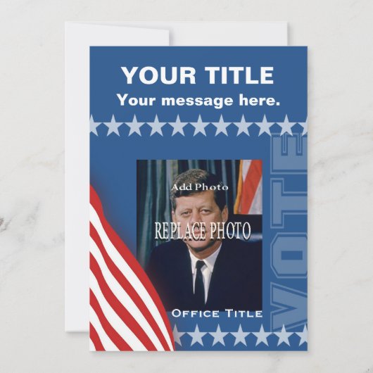 Invitation Campagne politique (Dos)