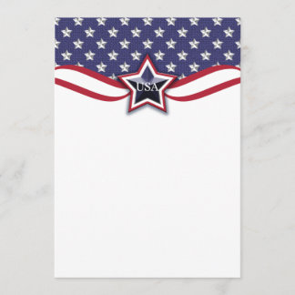 Invitation Campagne politique Élection Patriotique Juillet 4