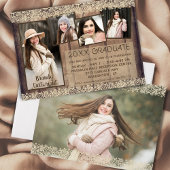 Invitation Campagne Rustique Bois Dentelle DIPLÔMÉ 5 Photos