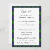 Invitation Campbell Clan Tartan Plaid Black Watch (Devant)