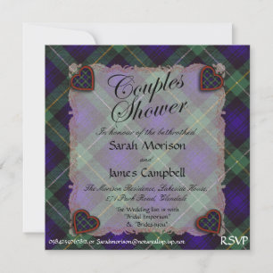 Invitation Campbell de Cawdor tartan Plaid - Douche pour coup
