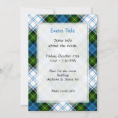 Invitation Campbell Dress Tartan (Dos)