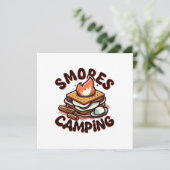 Invitation campement de smores (Debout devant)