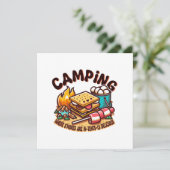 Invitation campement de smores (Debout devant)