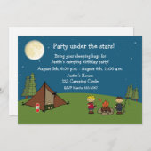 Invitation Camper partie (Devant / Derrière)