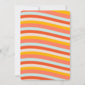 Invitation Camper Van Girls super 1er anniversaire (Dos)