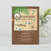 Invitation Camping Adventure (Debout devant)