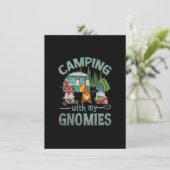 Invitation Camping avec mes Gnomies Drôle Gnome Camp Femmes H (Debout devant)