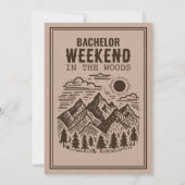 Invitation Camping Bachelor Party (Dos)