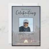 Invitation Camping Camper Celebration of Life, Funeral Photo (Devant)
