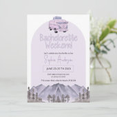 Invitation Camping Camping Camping Bachelorette (Debout devant)