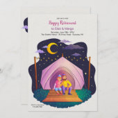 Invitation Camping Couple (Devant / Derrière)