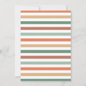 Invitation Camping d'Ours Blancs Cute Anniversaire (Dos)