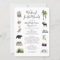 Camping Glamping Bachelorette Week-end Itinéraire