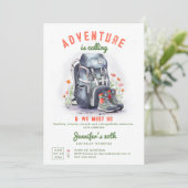 Invitation Camping Glamping Camp Wild 30e Anniversaire Week-e (Debout devant)