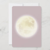 Invitation Camping rustique Anniversaire Blanc Oie Dusty Rose (Dos)