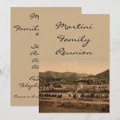 Invitation Campo Santo, Gênes, Ligurie, Italie (Devant / Derrière)