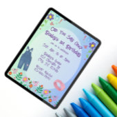 Invitation Can You Say One, Overalls & Drawings 1st Birthday