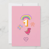 Invitation Can You Say One, Overalls & Drawings 1st Birthday (Dos)