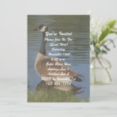 Invitation Canada Goose Art Nature Party (Debout devant)