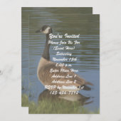 Invitation Canada Goose Art Nature Party (Devant / Derrière)