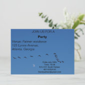 Invitation Canadian geese (Debout devant)