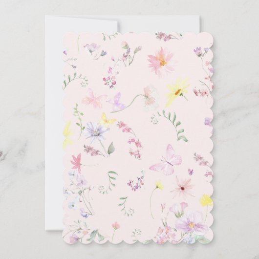 Invitation Canard en caoutchouc rose modèle pour fête de couc (Dos)