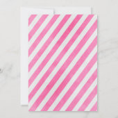 Invitation Canard en Caoutchour Rose (Dos)